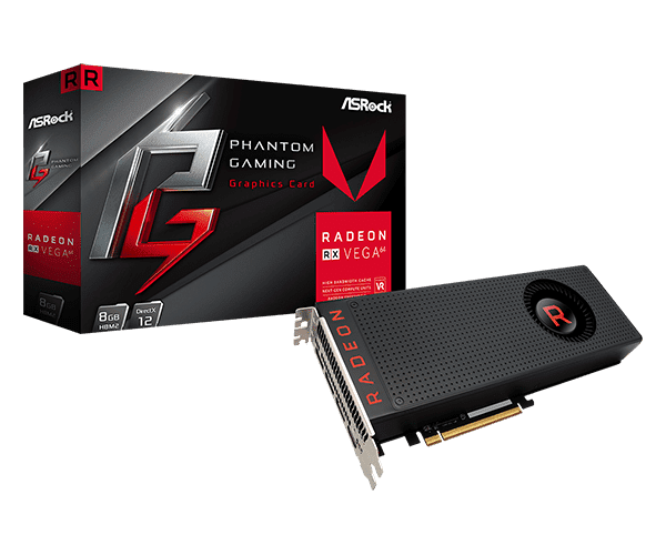 ASRock | AMD Phantom Gaming X Radeon™ RX VEGA 64 8G